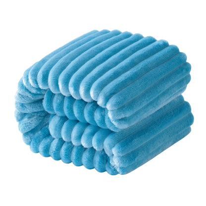 Plush Flannel Fleece Blanket, Soft Lightweight Fuzzy