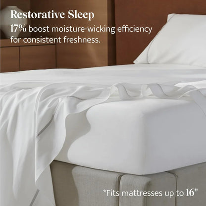 Double Stitch Cotton Tencel Bed Sheets