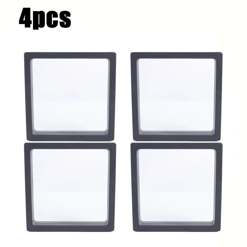 Clear Plastic Jewel Display Box Floating Showcase