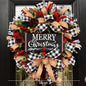 Christmas Letter Wreath American Christmas Door Hanging