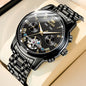 Automatic Mechanical Business Wristwatch Waterproof Stainless Steel
