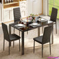 Modern Kitchen and Chairs Table Set for 4