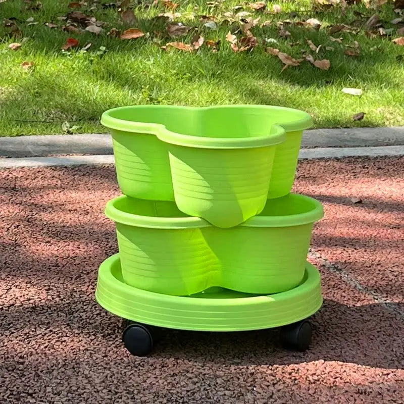 Vegetable Plastic Pot Balcony Strawberry Potted Plant