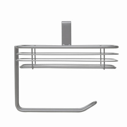 Satin Nickel Over Tank Toilet Paper Holder