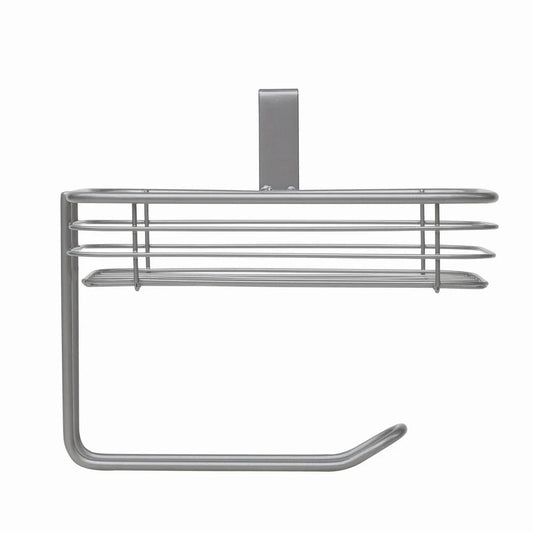 Satin Nickel Over Tank Toilet Paper Holder