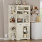 Farmhouse-Style Kitchen Pantry Cabinet with Drawers
