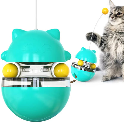 Interactive Environmental Two Layer Turntable Toy Cat