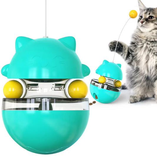 Interactive Environmental Two Layer Turntable Toy Cat