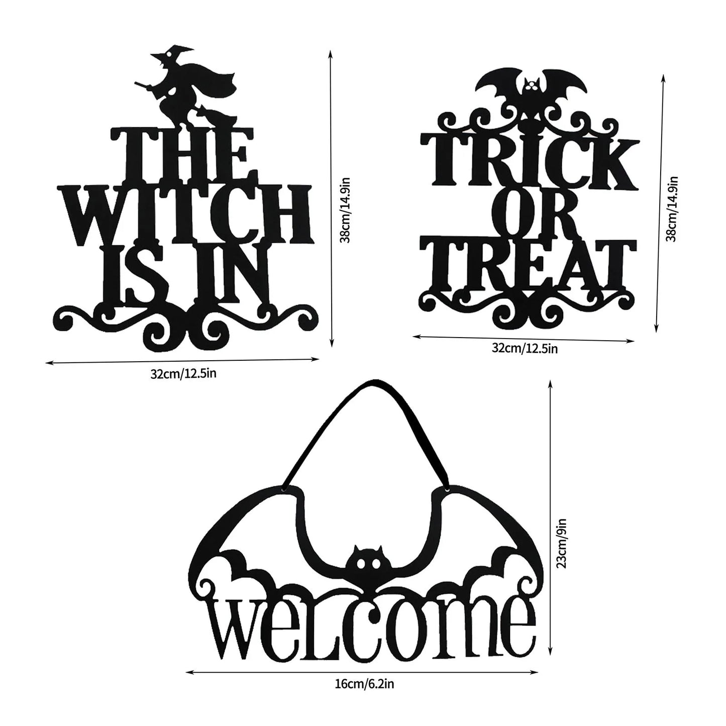 Halloween Door Hanging Decorations Unwoven Fabric