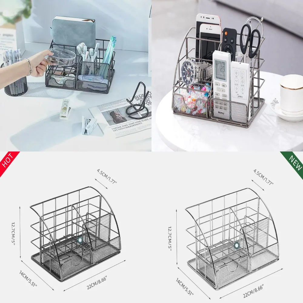 Metal Desktop Organizer Durable Multifunctional File Rack