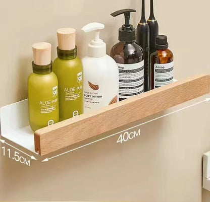 Bathroom Organizer and Storage Towel Rack Shelves    bathroom accessories corner shelf Bathroom towel bar no punching toilet storage shelf