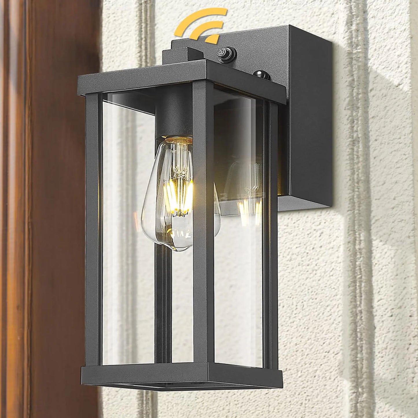 Porch Light With GFCI Outlet Outdoor Lighting