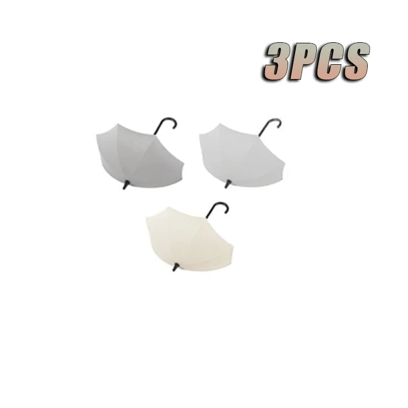 Cute Umbrella Shaped Hooks No-Punch Wall Hooks