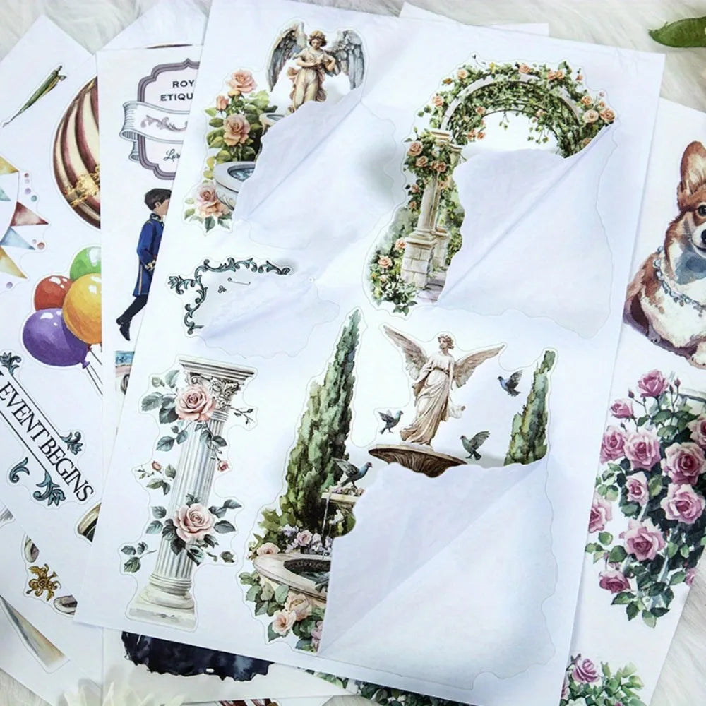 120 Sheets Sticker Books, DIY Craft Supplies