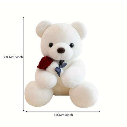 Teddy Bear with Rose for Mother's Day