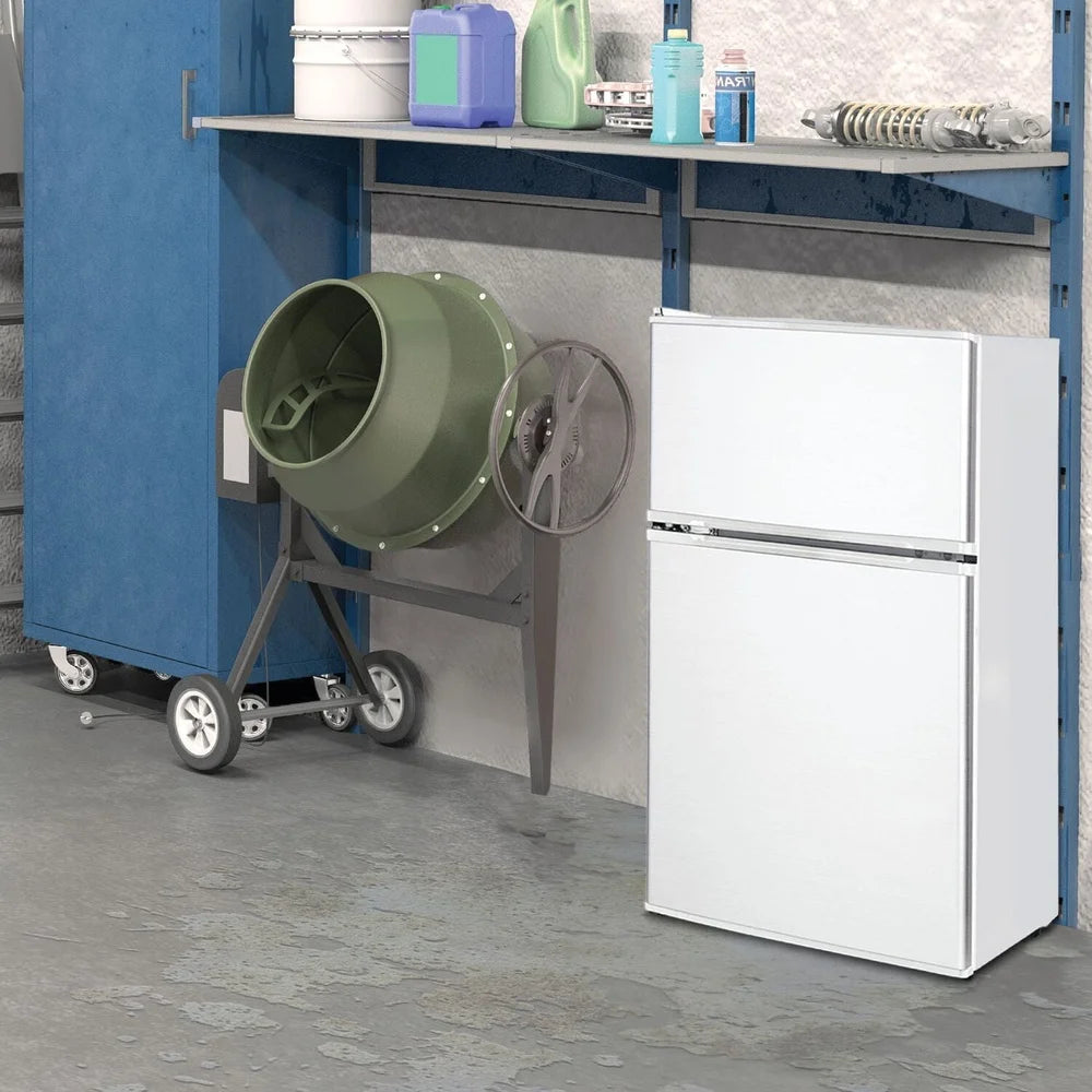 Mini Garage Refrigerator with Freezer Temperature Control