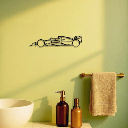 Automotive Decor Metal Racing Car Wall Art