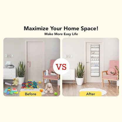 Over Door Hanging Organizer Mesh Side Pockets