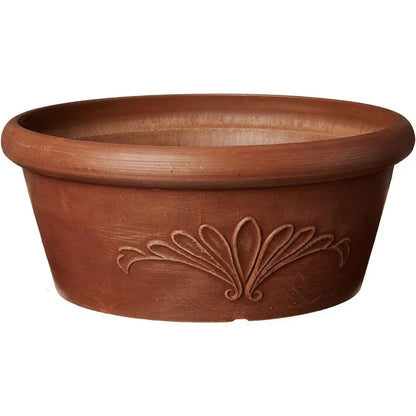 10" Terracotta Style Composite Planter Drillable Base