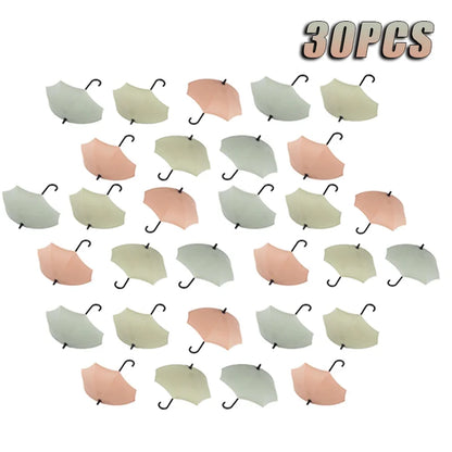 Cute Umbrella Shaped Hooks No-Punch Wall Hooks