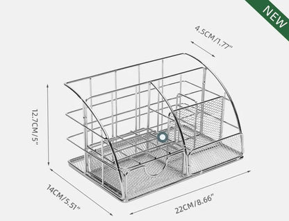 Metal Desktop Organizer Durable Multifunctional File Rack