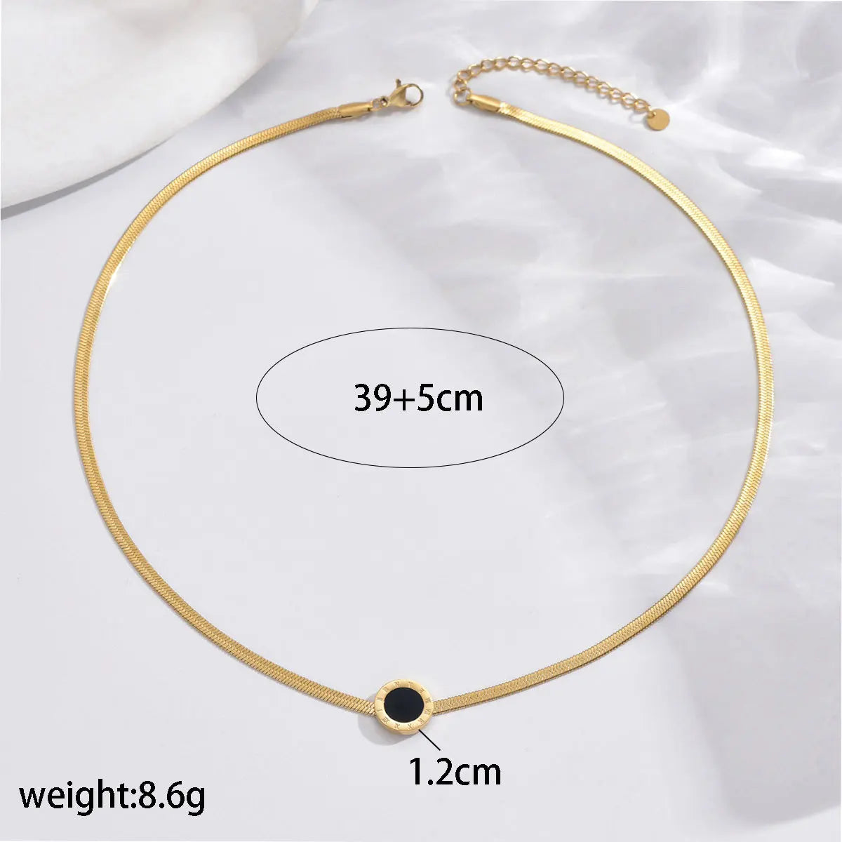 3pcs Stainless Steel Jewelry Set Snake Chain