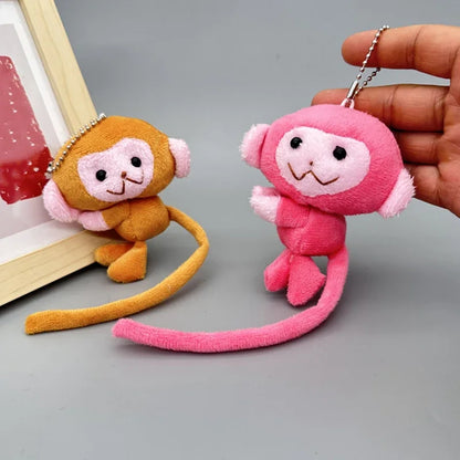 Cartoon Long Tailed Monkey Doll Key Chain