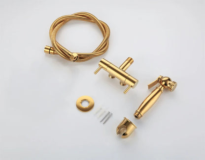 Bathroom Bidet Sprayer Bidet Faucets Toilet Gold