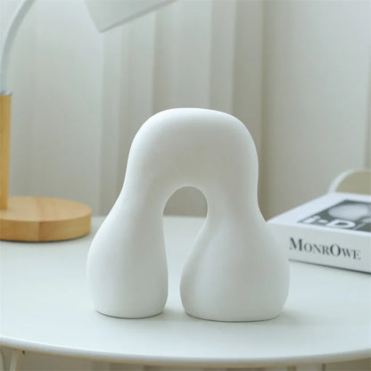 Classical Ceramic Ornaments Home Decor White/Black