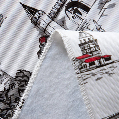 Waterproof Vinyl Tablecloth Rectangle Durable Party Cover