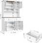 71"  Kitchen Pantry Storage Cabinet/Microwave Stand
