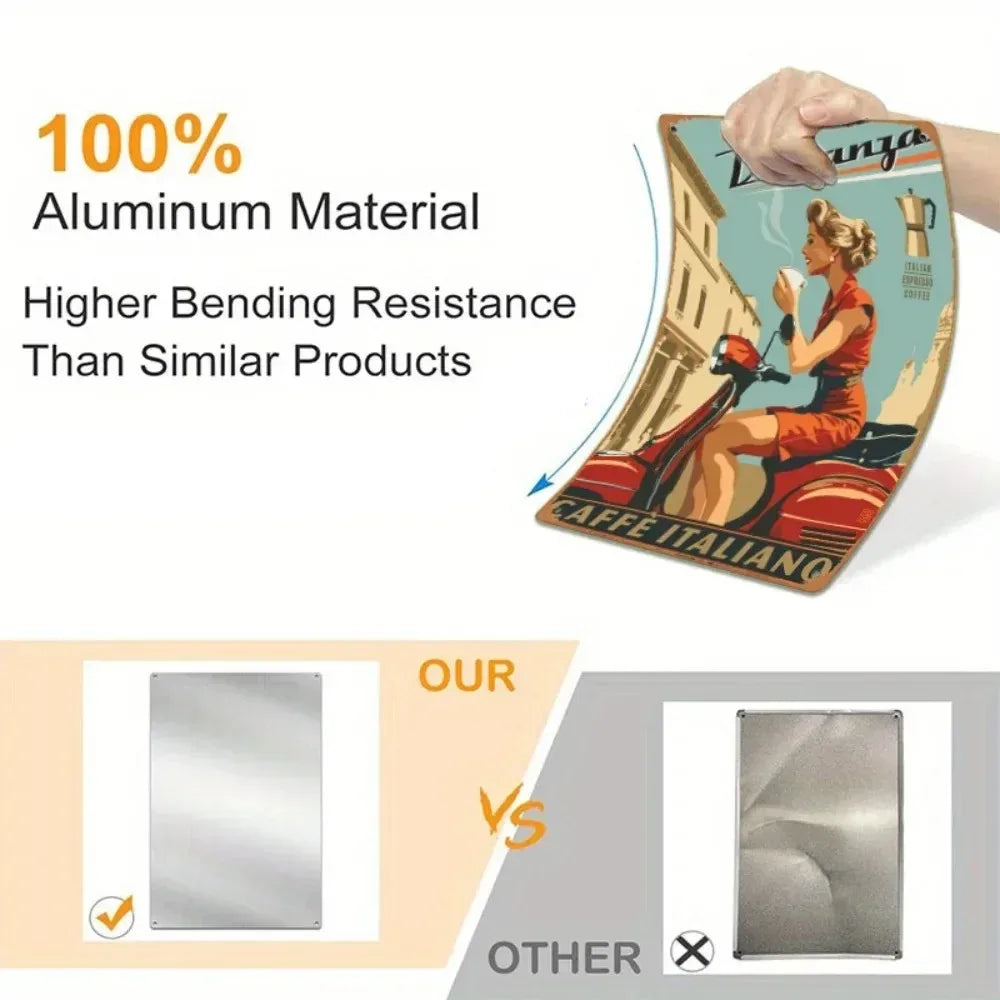 Espresso Vintage Italian Coffee Heritage Wall Art