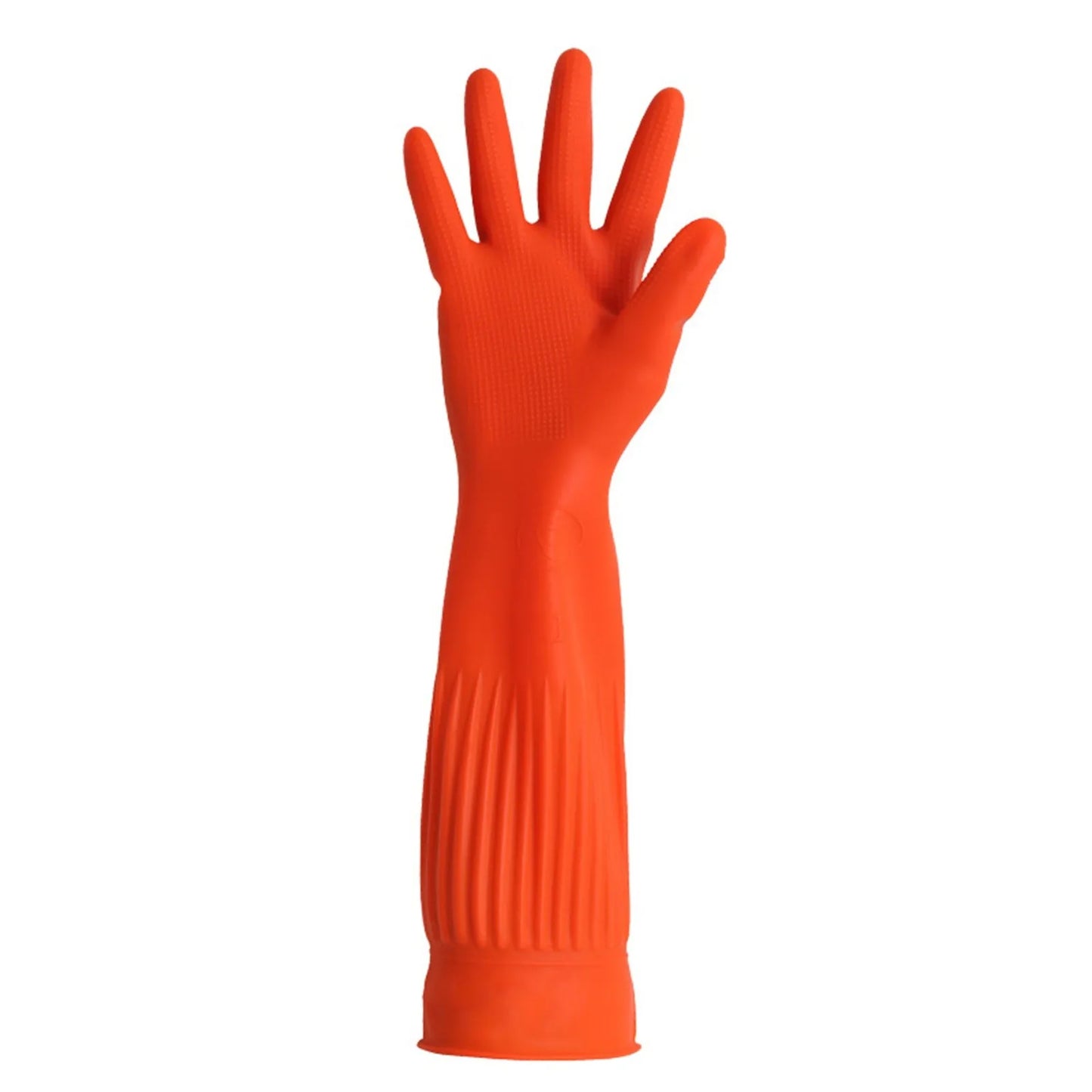 1 Pair S/M/L Flexible Long Rubber Clean Gloves