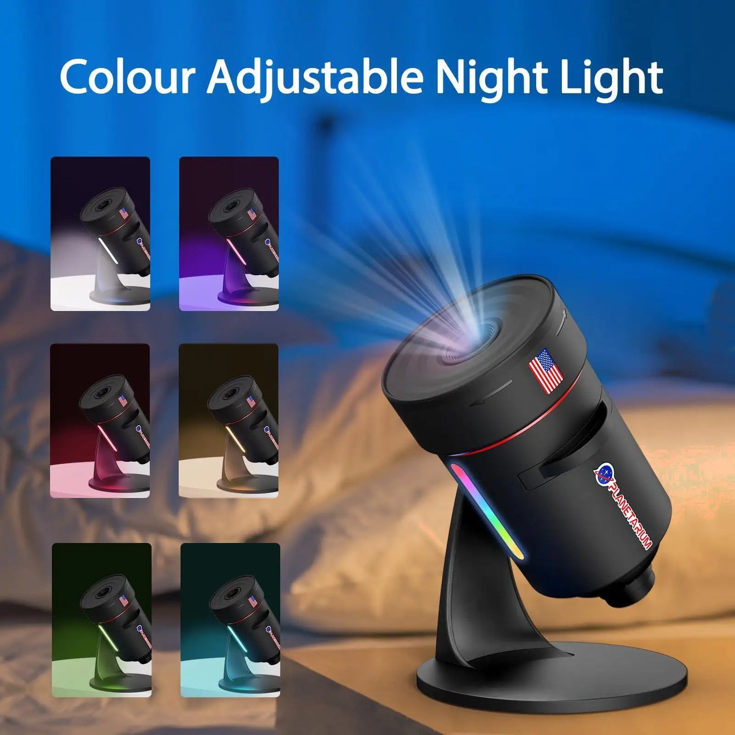 Night Light Projector 360° Rotate Planetarium Lamp
