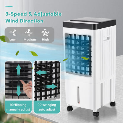 Portable Air Conditioner Fan Evaporative Cooling