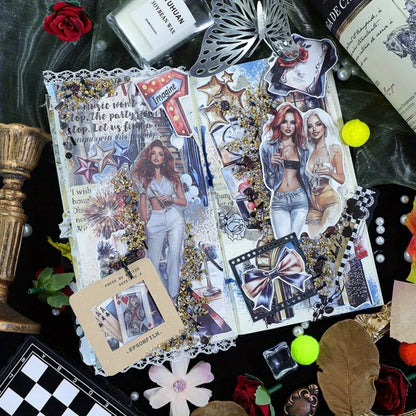 120 Sheets Sticker Books, DIY Craft Supplies