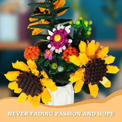 Sunflower Building Set Home Decor