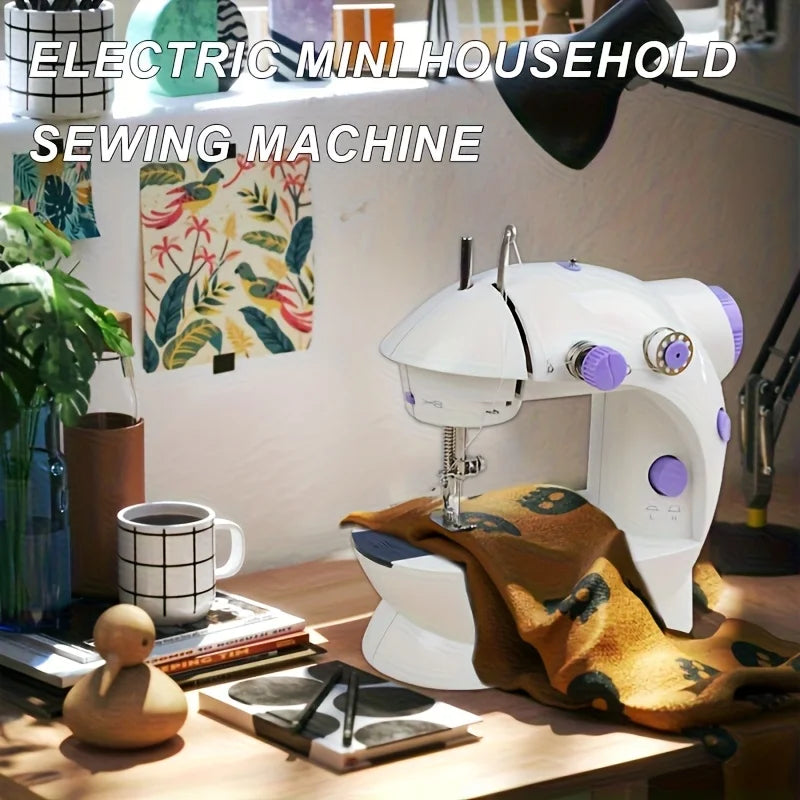 Sewing Machine, Double Speed, Foot Pedal, Small