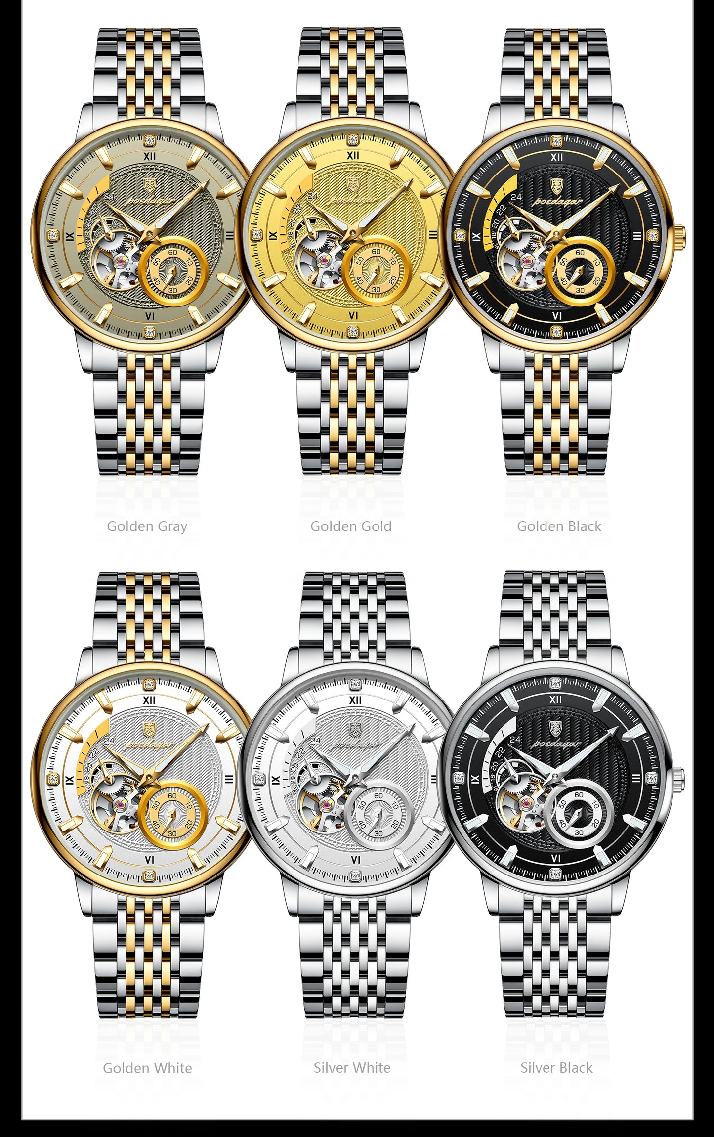 Luxury Man Wristwatch Top Automatic Mechanical Face