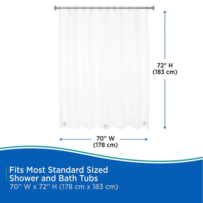 Medium Odorless Eco-Friendly Shower Curtain Liner