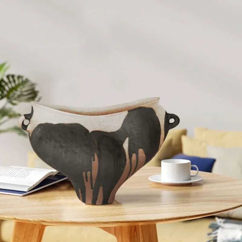 Ceramics Vase Room Decor Table Flowerpots Decoration