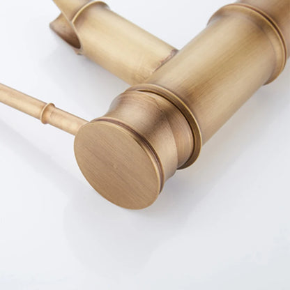 Two Tap Tall/Short Bamboo H/C Water