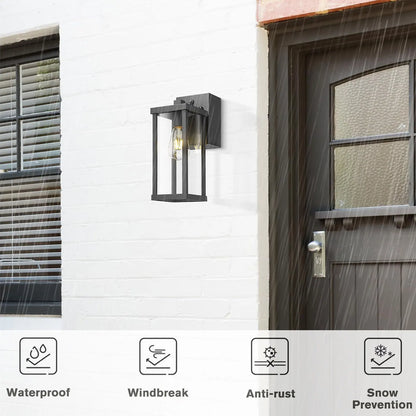 Porch Light With GFCI Outlet Outdoor Lighting