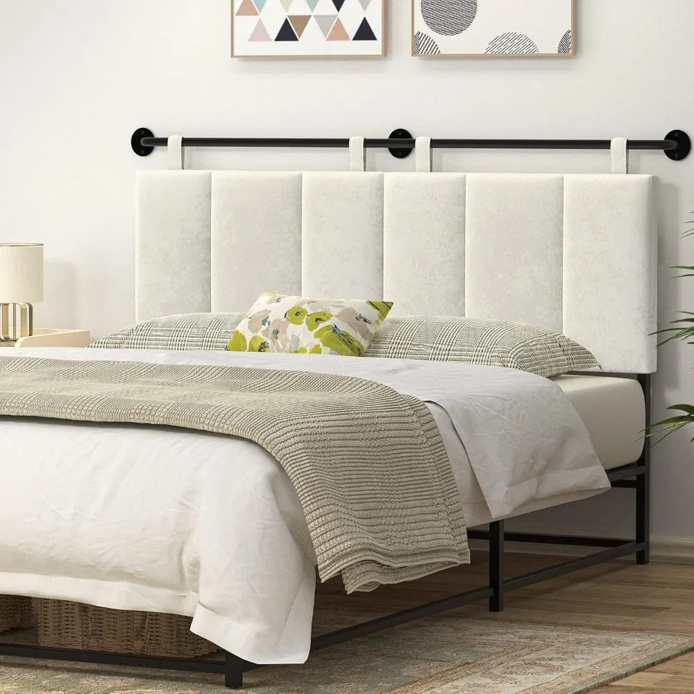 Versatile Queen Size Adjustable Height Headboard