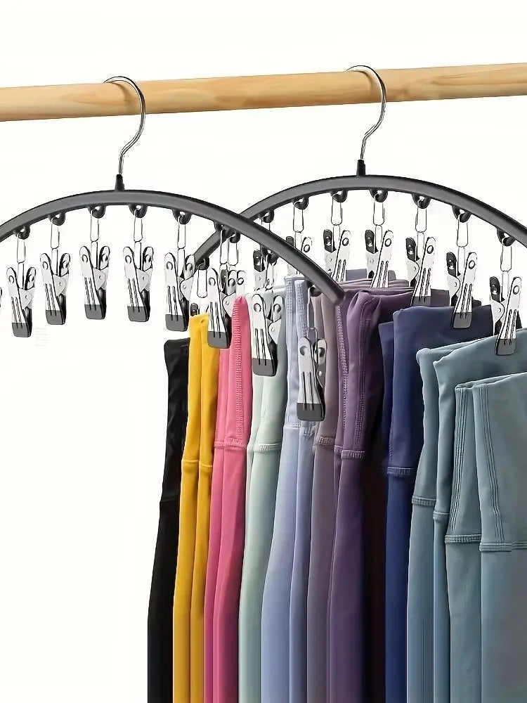 Hanging multi clip home drying rack