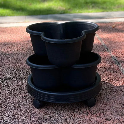 Vegetable Plastic Pot Balcony Strawberry Potted Plant