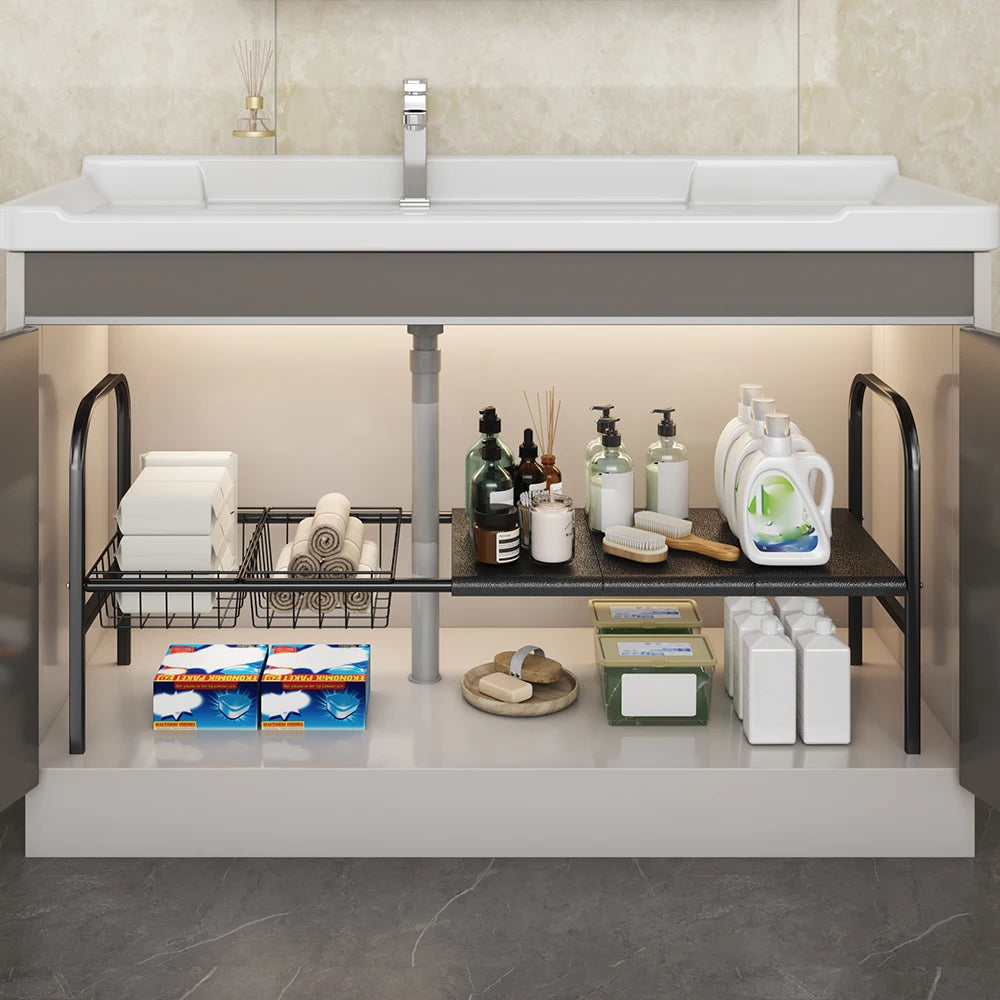Multi-Use Kitchen Under Sink Organizer Expandable