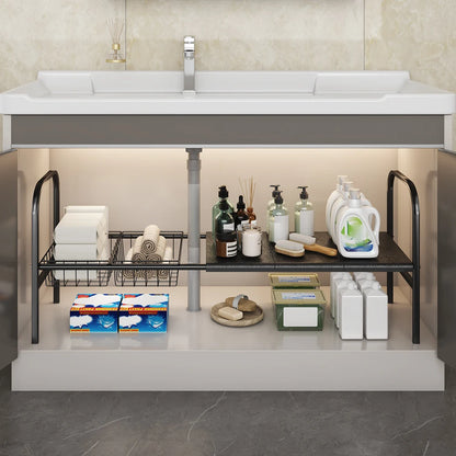 Multi-Use Kitchen Under Sink Organizer Expandable