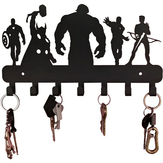 Stylish Enchanting 7-Hook Wall-Mounted Metal Organizer