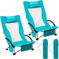 Low Beach Chairs, Portable Folding Chair Wide